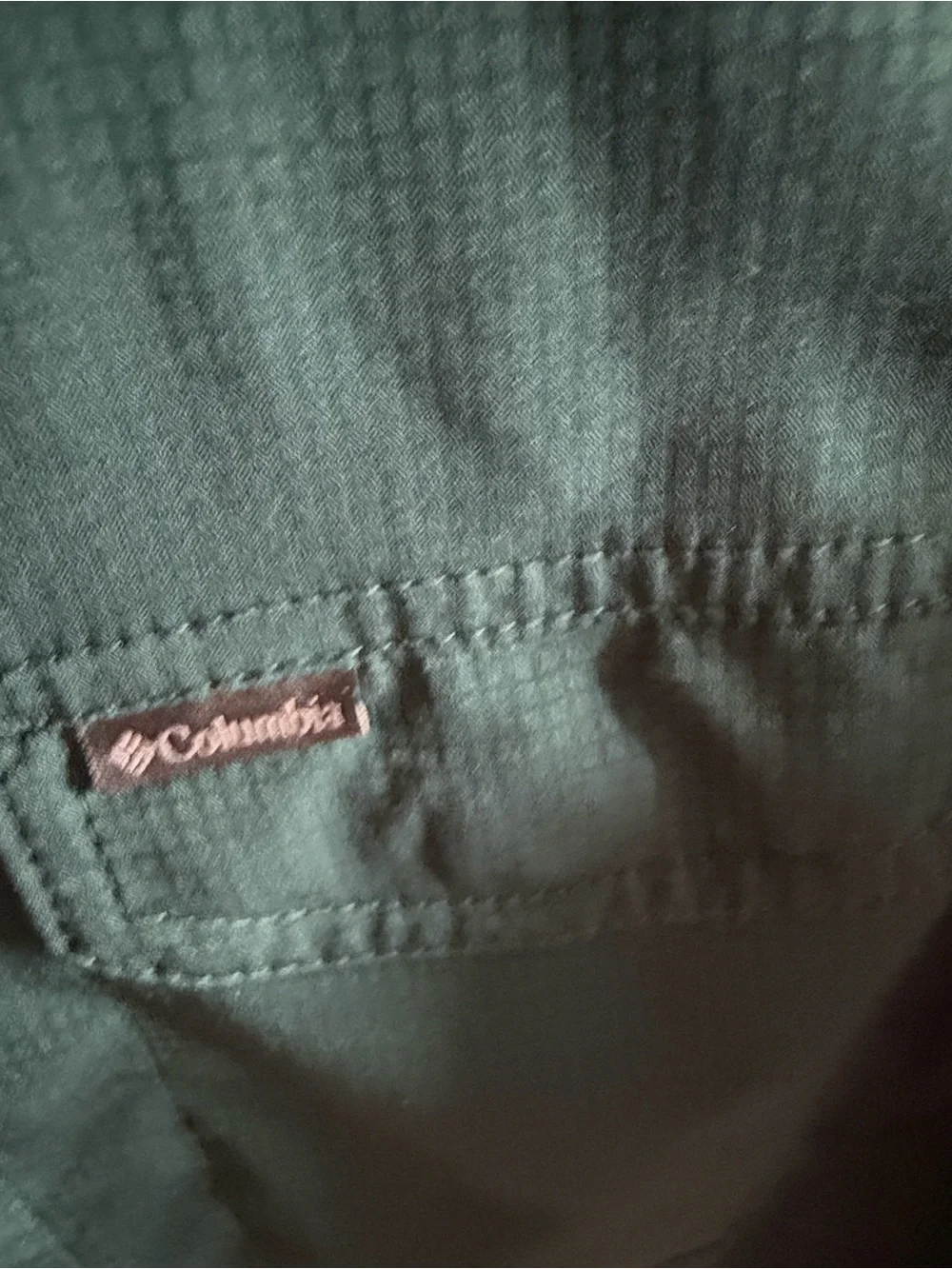 Columbia Teal Button-Up Lightweight Shirt Jacket